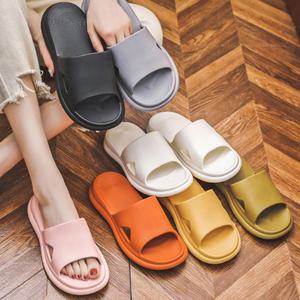 베리슈 남녀공용 4cm 쿠션 대박 발편한 키높이 에바 슬리퍼 여름 가벼운 사무실 회사 실내화 학교 샌들