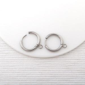 싼비즈 [8-404-03]써지컬스틸 원터치링 고리 2x16mm(내경12mm) ,1쌍(2개)