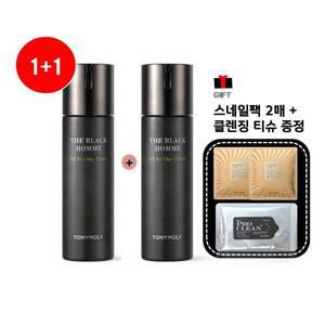 [롯데백화점]토니모리 (1+1) 더블랙 옴므 올인원 플루이드 ( 마스크팩2매+클렌징티슈 증정)