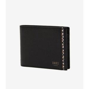 [갤러리아] DBWA4E443 닥스 블랙 체크라인 배색 반지갑