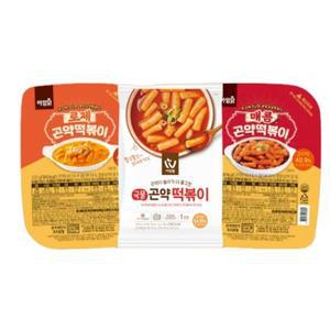아임닭 곤약 떡볶이 2종 (매콤/로제) 220g 4팩