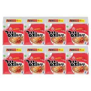 오뚜기 김치라면, 120g, 40개