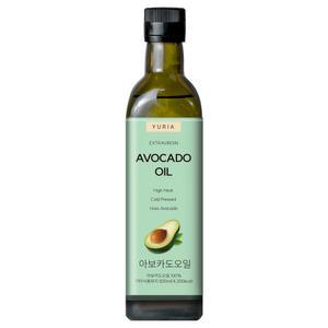 유리아 저온압착 엑스트라버진 아보카도 오일 500ml 1병