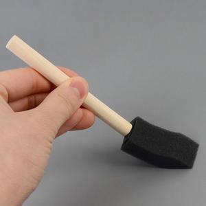 우드 스폰지붓 페인트 브러쉬 2.5cm 소형