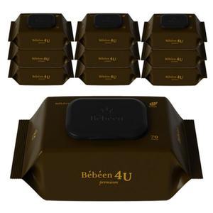 Bebeen 포유 프리미엄 물티슈 캡형 75gsm 70매 x 30팩