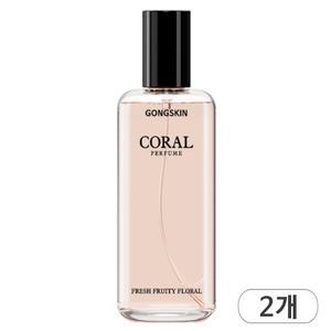 공스킨 코랄 향수 프레쉬 플로럴 향 50ml x 2개 싱그러운 상쾌한