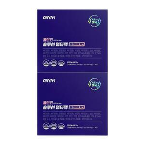 GNM자연의품격 올인원 솔루션 멀티팩 종합비타민 2400mg x 30포 2개 / 써클