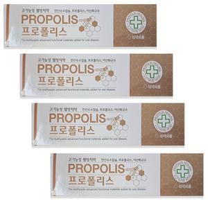 고기능성 웰빙 프로폴리스치약 150g x 4개 프로폴리아힐링치약 프로폴리스추출물함유