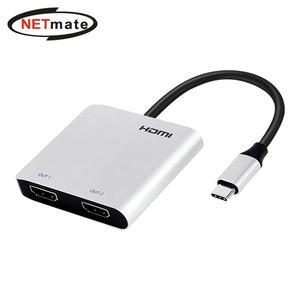 USB3.1 C타입 to 듀얼 HDMI 동시출력 컨버터 NM-PTS08 [H@lu]