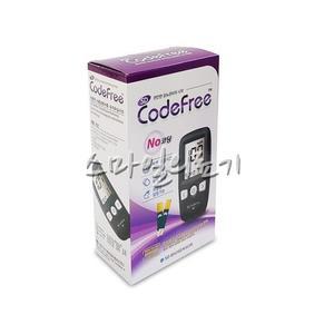 혈당측정기 당뇨체크기 - 코드프리 검사세트 ( CodeFree 기계+검사종이50매 + 채혈기1개 + 채혈침 100개 )