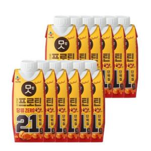 얼티브 프로틴 밤맛 250ml 12입  / 단백질 음료 당류 제로