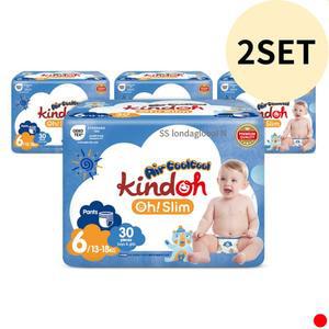킨도 에어쿨쿨 팬티형 밤기저귀 6단계 선물 30매 X8팩