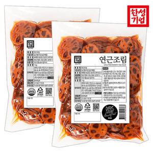 한성 연근조림 1kg 2개 조림연근