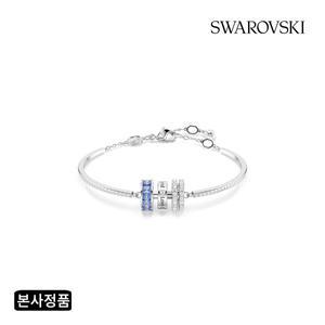 [롯데백화점]스와로브스키 [본사정품] Connexus 블루 로듐 뱅글 팔찌M 5690039