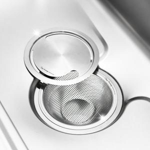 [스텐팩토리]주방 싱크대거름망 개수대 배수구망 커버 씽크대덮개 2종세트