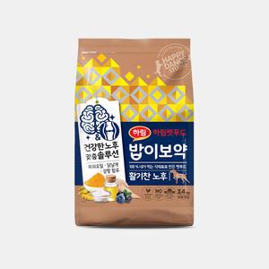 밥이보약 DOG 활기찬노후 (3.4kg) 강아지 사료 종합 영양 노견 노령견