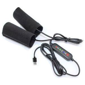 오토바이 USB 가열 핸들 바 그립, 전기 가열 그립 커버, 진동 방지, 미끄럼 방지, 핫 핸들 바, 5V 2A, 3 기어 워머