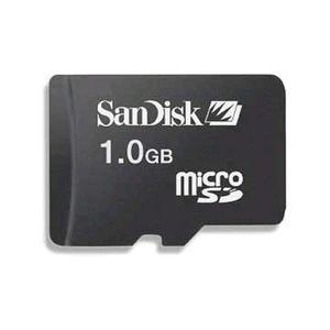 SanDisk 1GB microSD 메모리 카드 w /Adapter