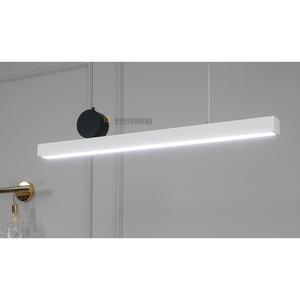 모던 스트라이프 LED 펜던트 조명(화이트) DIY 디자인 아파트 식탁등 호텔