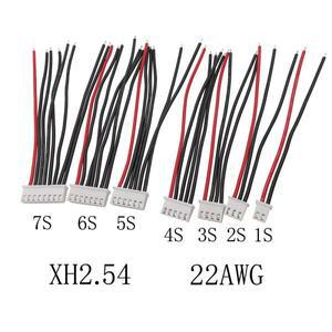 5Pcs JST XH 2.54mm 암 소켓 Lipo 배터리 밸런스 와이어 확장 충전기 플러그 커넥터 22AWG 실리콘 케이블 1