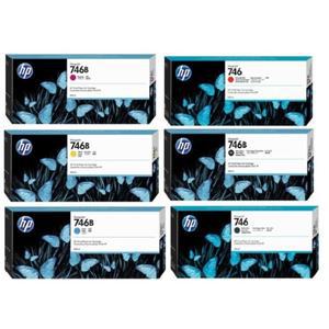 HP 정품잉크 P2V81A (746) 크로마틱레드 DesignJet  Z6, Z6dr, Z9, Z9+, Z9dr 300ml