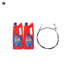 [퍼니메이커]백광파워트래펑1L1+1 가제트팔뚫어뻥90cm 세트 오물제거 배수구청소 집게청소기 뚫어뻥 트래펑
