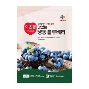 이츠웰 맛있는 냉동 블루베리 1kg 칠레산 / 아이스박스발송