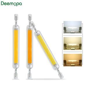 고휘도 LED COB 유리 튜브 15W 20W 78mm 118mm J78 J118 옥수수 전구 AC 220V 110V 가정용 할로겐 램프 교