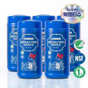 [혁명티슈]데일리아이디어 혁명티슈 70매 x 5통 멀티클리너 세정티슈 청소용