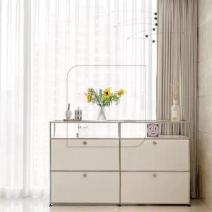 USM거실장 티비다이 TV장 모듈가구 1줄3단 A1 225x35x70 설치 북유럽