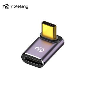 PD 240W USB4.0 C to C타입 기억자 꺾임 변환 젠더 잭 팁 플러그 썬더볼트 8K 지원 선 케이블 정리 E 4 노