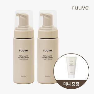 [무료배송] 러베 3중 락토 약산성 Y존 케어 유산균 여성세정제 150ml 1+1 [+gift. 미니 로션]