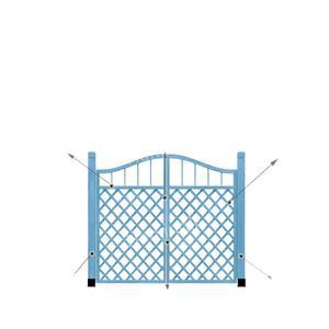 주택대문 시골집 부식 방지 문 장식 원목 대문 주택 파티션 휀스 울타리 130cm