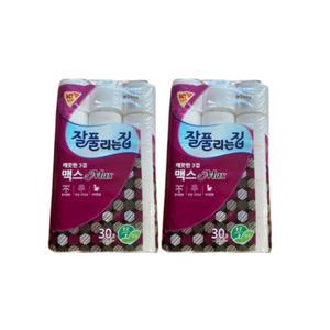 잘풀리는집 맥스 소프트 화장지 30M x 30롤 x 2팩