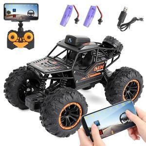 1:18 RC 자동차, HD 720P 와이파이 FPV 카메라, 전기 기계, 리모컨 스턴트 SUV 라디오 제어, 등산 장난감,