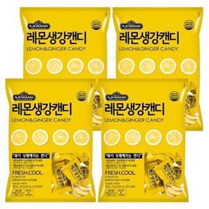 일광제과 레몬생강캔디 250g 4개