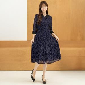 [디얼마미][디얼마미] 러빈 꽃 원피스 /마담 미시 중년 여성 빅사이즈 40대 50