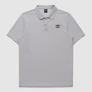 쿨피케 솔리드 카라 반팔 티셔츠 / Light grey UQ321CTS71
