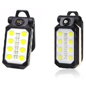 LED 충전식 멀티 자석 랜턴 후레쉬 캠핑 손전등 작업등 COB