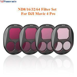 DJI Mavic 4 Pro용 STARTRC ND 필터 세트 - ND8163264(4팩) 항공 사진 및 비디오 촬영용 멀티 코팅 렌즈