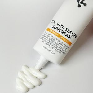 뉴스템 피부 방어막 미백 비타민C 알엑스 [아이피엘 비타 세럼 선크림 50ml]