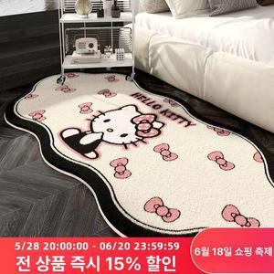 TiTI 헬로키티 러그 발매트 카페트 방수 세탁