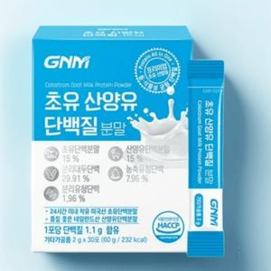 GNM자연의품격 건강식품 초유 산양유단백질 프로틴 유산균 락토페린 분말스틱 6박스