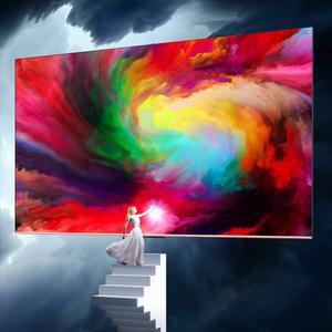 100인치 HD 가정용 부드러운 회의실 대형 100LED 방폭 스크린 50 고화질 TV
