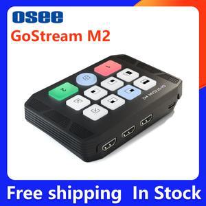 Osee 고스트림 M2 듀얼 4K USB 3.0 HDMI 캡처 카드, 2.1 스플리터/스위치 레코드