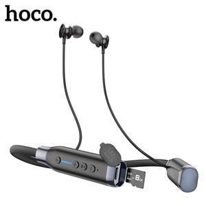 HOCO 넥 밴드 블루투스 5.3 마그네틱 스포츠 Runnung 이어폰 지원 TF 카드 재생 음악 헤드셋 장시간 대기