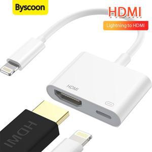 Lightning to HDMI 디지털 AV 어댑터 1080P HD 비디오 동기화 화면 커넥터 케이블(iphone 호환 14 13 12용