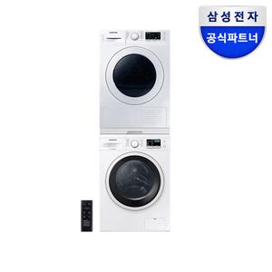 [혜택가 109만원대] 삼성전자 세탁기건조기 세트 WW90T3000KW+DV90T5440KW / 세탁기9k