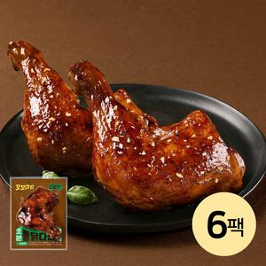 [소비기한 25.07.18][꼬꼬대장] 통닭다리 오븐구이 간장맛 190G 6팩