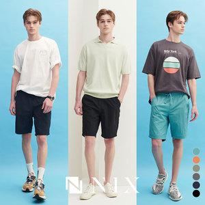 [NIX]남)나일론 밴딩 5부 스탠다드 팬츠(FNPMDYH151P)